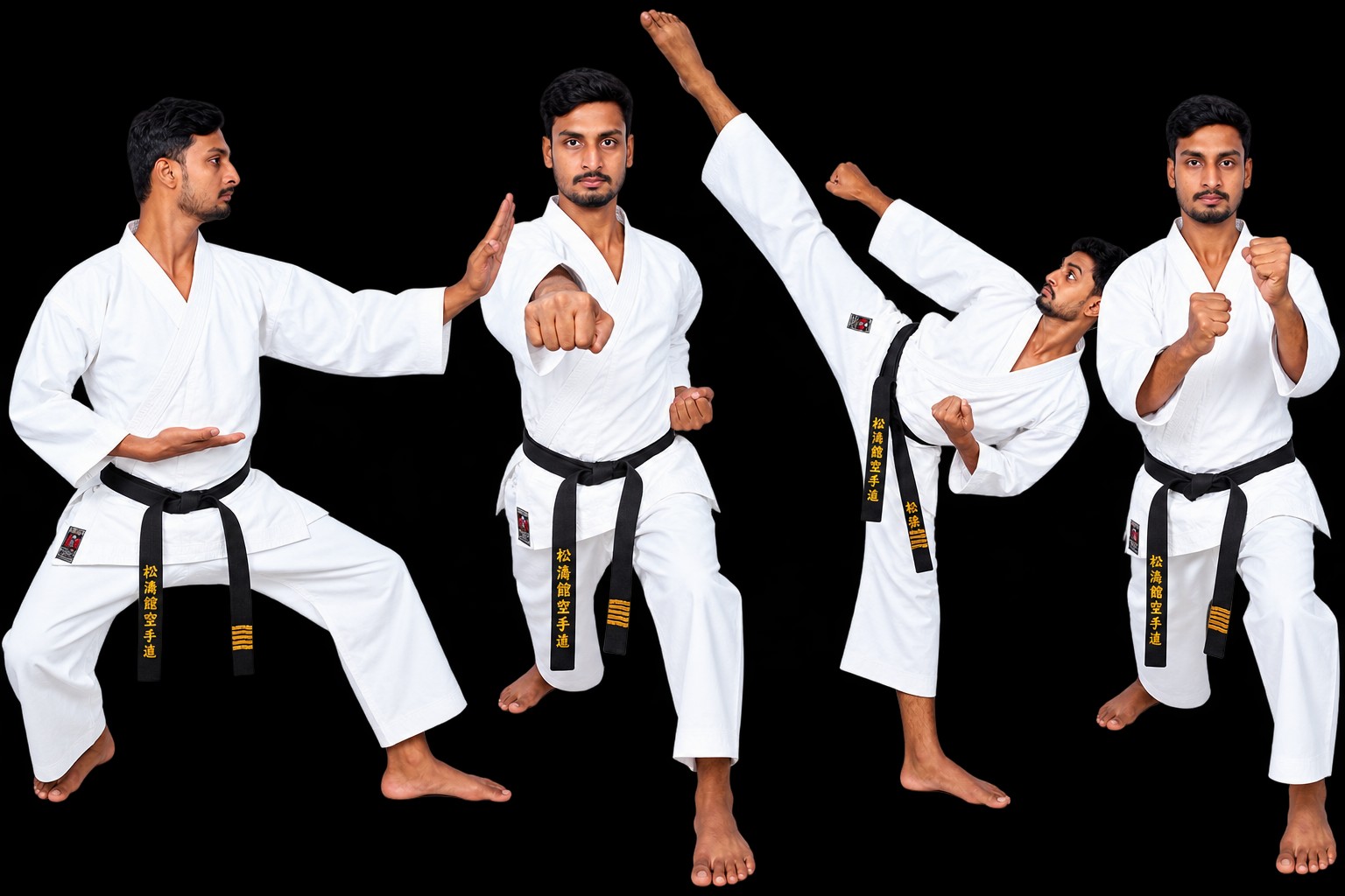 Karate training under Shihan Amin Ali