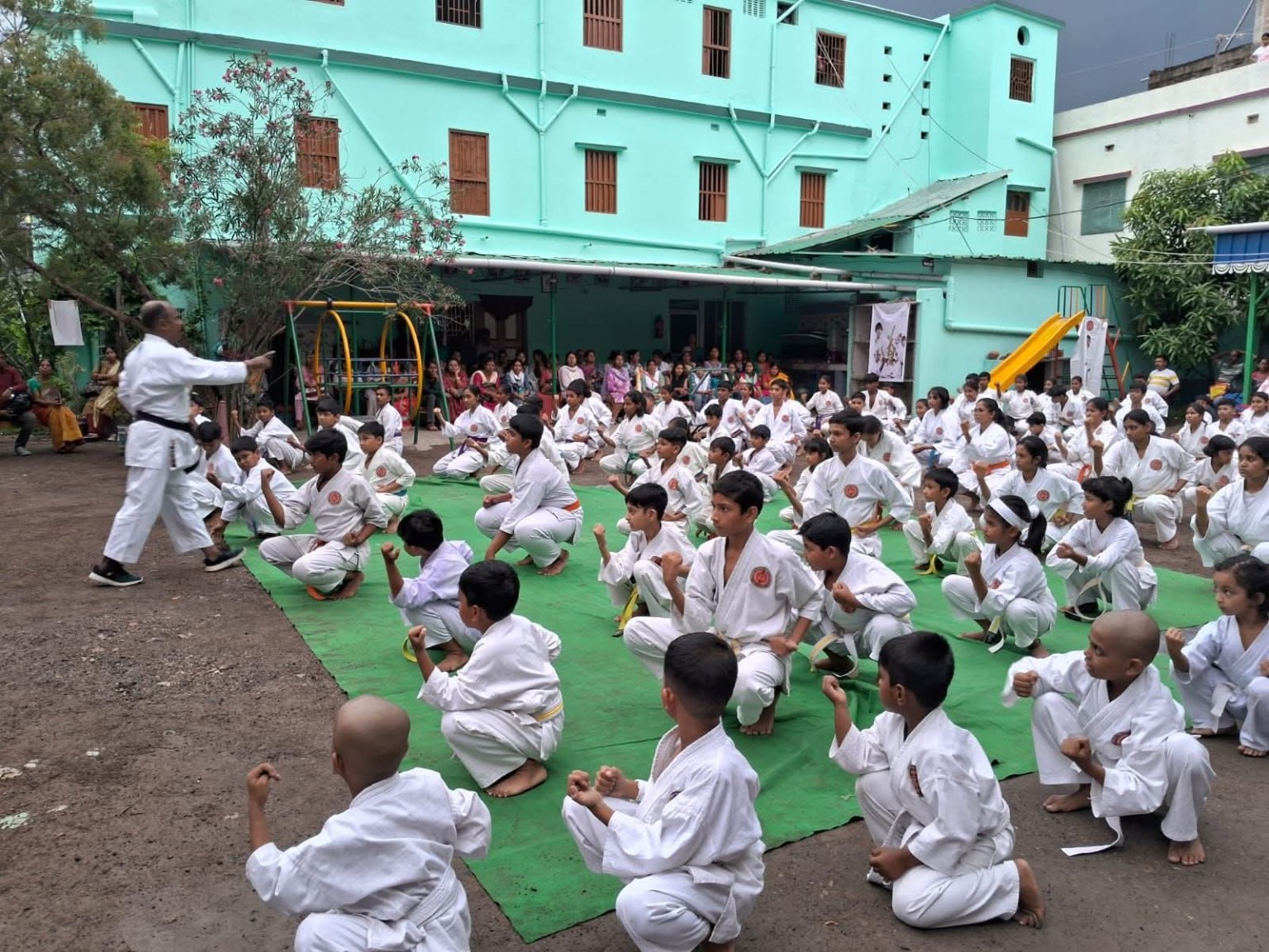 Elite Shotokan Karate Academy group training